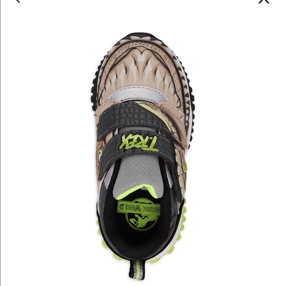 Jurassic World T.Rex Toddler Boys Lighted Footwear Children Shoes Kids Sneakers - Picture 3 of 6